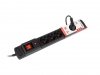Armac Listwa przeciwprzepięciowa Multi M6 10m czarna (6 gniazd)